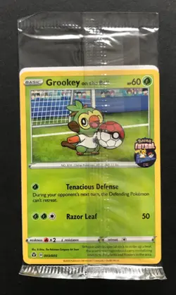 Grookey On The Ball 003/005 Futsal Pokemon Card PROMO UK Exclusive NEW SEALED - Image 1
