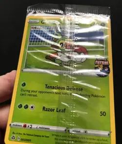 Grookey On The Ball 003/005 Futsal Pokemon Card PROMO UK Exclusive NEW SEALED - Image 3