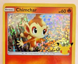 Chimchar 12/25 McDonald's 25th Anniversary Holo Pokemon Card Promo NM - Image 2