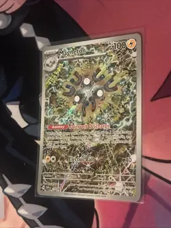 Pokemon TCG Magneton 159 Holo Surging Sparks ETB Promo Card NM Condition - Image 1