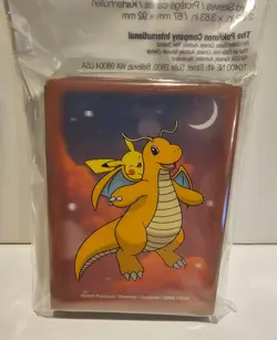 Pokemon Center Dreamy Dragonite Trading Card Sleeves - 65 Pack! NEW! - Image 2