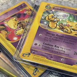 Abra & Kadabra eReader Pokemon Card Lot | 93/165 & 84/165 | NM/LP 2002 Set - Image 1
