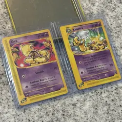 Abra & Kadabra eReader Pokemon Card Lot | 93/165 & 84/165 | NM/LP 2002 Set - Image 2