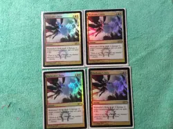 4x WARLEADER'S HELIX - FOIL FNM DCI - MTG - Dragon's Maze Promo NEW MINT - Image 2