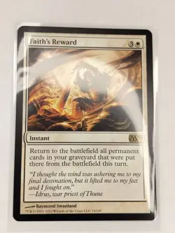 MTG Faith's Reward 14/249 LP Magic 2013 M13 - Image 3
