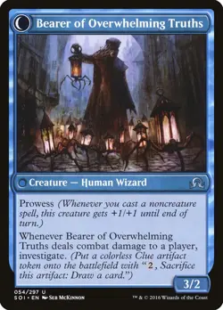 Daring Sleuth // Bearer of Overwhelming Truths Shadows over Innistrad (SOI) MTG - Image 2