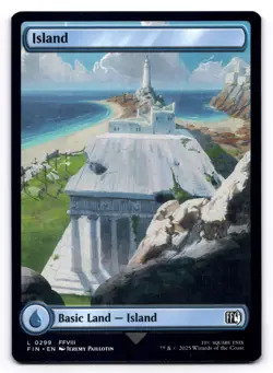 Island (0299) NM Final Fantasy 0299 MTG Regular - Image 1