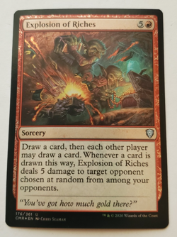1x Explosion of Riches FOIL Commander Legends MTG Magic the Gathering NM - Image 1