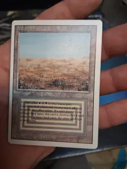 mtg scrubland revised lp authentic good condition mild wear - Image 1