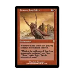 WOTC MtG Invasion Tectonic Instability (R) EX - Image 1