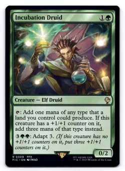 Incubation Druid NM Commander: Final Fantasy 0309 MTG Regular - Image 1
