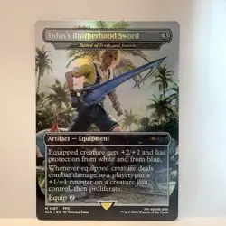 MTG - Tidus's Brotherhood Sword - Foil - Final Fantasy Secret Lair - Magic - Image 1