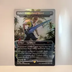 MTG - Tidus's Brotherhood Sword - Foil - Final Fantasy Secret Lair - Magic - Image 2