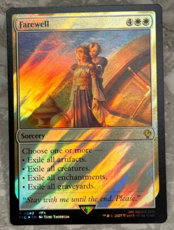 Farewell Surge Foil 242 MTG Final Fantasy FIC NM X1 - Image 1