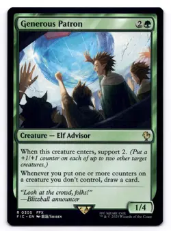 Generous Patron NM Commander: Final Fantasy 0305 MTG Regular - Image 1