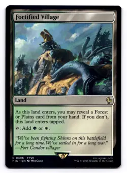 Fortified Village NM Commander: Final Fantasy 0396 MTG Regular - Image 1