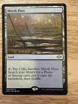 MTG Modern Horizons 2 #248 Marsh Flats NM - Image 1