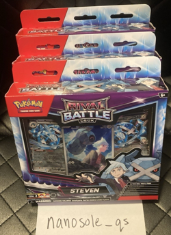 Pokemon Scarlet & Violet Destined Rivals Steven Rival Battle Deck Lot of 3 - Image 1