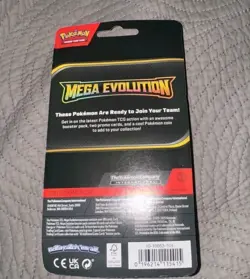Pokemon TCG- Mega Evolution Checklane Blister Booster Lycanrock and Rockruff - Image 2
