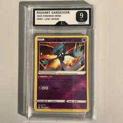 GRADED PSA 9 2022 Pokemon SWSH Radiant Gardevoir Lost Origin #069 - Image 1