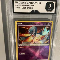 GRADED PSA 9 2022 Pokemon SWSH Radiant Gardevoir Lost Origin #069 - Image 5