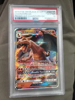 PSA 10 Charizard GX Detective Pikachu Holo 2019 Black Star Promo SM195 Pokemon - Image 1