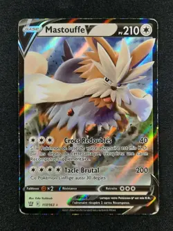 Carte Pokemon : Mastouffe V Ultra Rare 2021 Styles De Combat 117/163 GD 🇲🇫 - Image 1