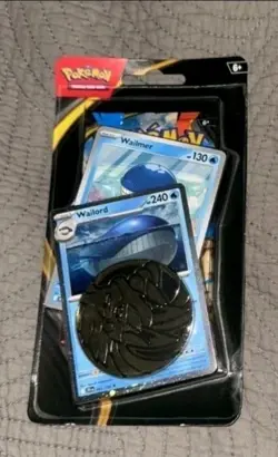 Pokemon TCG- Mega Evolution Checklane Blister & Wailmer / Warlord Booster - Image 1