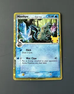 Mimikyu Delta Species SWSH136 Celebrations Promo Pokemon - Mint - Image 1