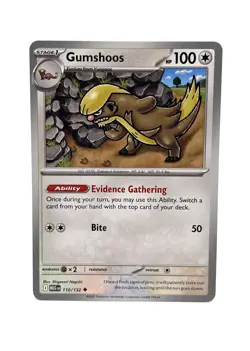 Gumshoos 110/132 TCG 2025 Pokemon Mega Evolution - Image 1