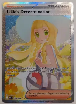 Pokemon TCG Lillie’s Determination Mega Evolution 184/132 SIR English MINT - Image 2