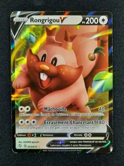 Carte Pokemon : Rongrigou V Ultra Rare 2021 Destinees Radieuses 053/072 VG 🇲🇫 - Image 1