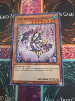 Yugioh Talaya, Princess of Cherry Blossoms SESL-EN052 Super Rare 1st Edition NM - Image 1