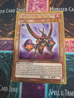 Yugioh Blade Garoodia the Cubic Beast MVP1-ENS34 Gold Rare 1st Edition Near Mint - Image 1