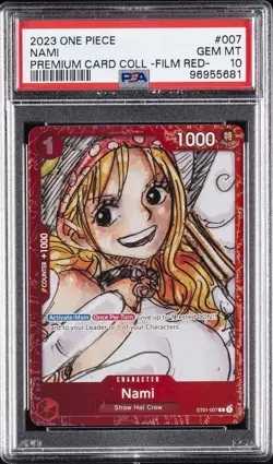 2023 ONE PIECE PREM CARD COLL -ONE PIECE FILM RED- #007 NAMI PSA 10 - Image 1
