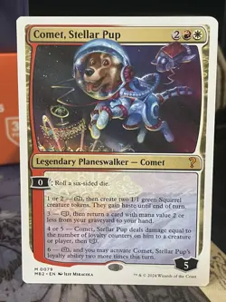 Comet Stellar Pup White Border #79 Mystery Booster 2 MTG Magic Card - Image 1