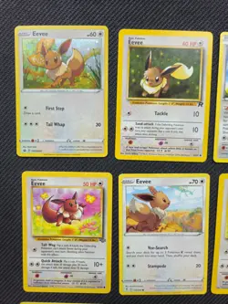18x Eevee Pokemon Card Bundle | From WOTC 1999 - 2024 | Lightly Played NO Dupes - Image 2