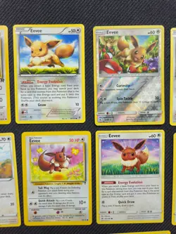 18x Eevee Pokemon Card Bundle | From WOTC 1999 - 2024 | Lightly Played NO Dupes - Image 3