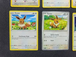18x Eevee Pokemon Card Bundle | From WOTC 1999 - 2024 | Lightly Played NO Dupes - Image 5