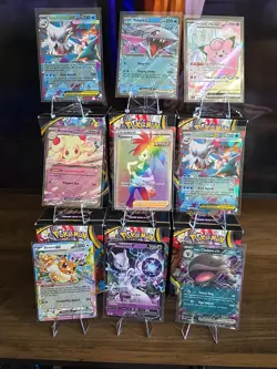 Mixed Pokemon Card Lot Journey Together Mega Evolutions Etc.x9 - Image 1