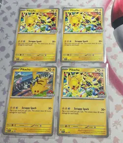 Pikachu Promo Card Lot World Championship 2024 & 2025 SVP 190 SVP 225 - Image 1