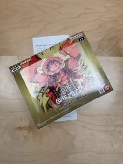 ONE PIECE Card Game Premium Booster Box PRB-01 ENG Factory Sealed Bandai 474 gm - Image 1