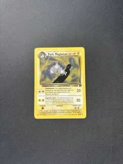 Pokemon Card Team Rocket Dark Magneton 28/82 Non Holo WOTC - Image 2