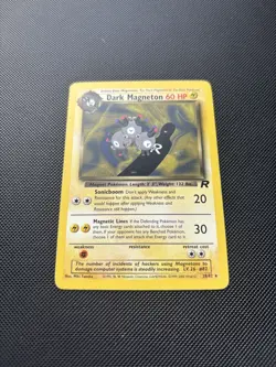 Pokemon Card Team Rocket Dark Magneton 28/82 Non Holo WOTC - Image 3