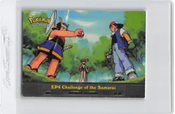 EP4 Challenge of the Samurai - Topps Blue Logo - TV SERIES - POKEMON CARD - LP/P - Image 1