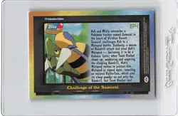 EP4 Challenge of the Samurai - Topps Blue Logo - TV SERIES - POKEMON CARD - LP/P - Image 2