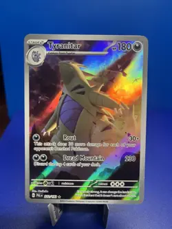 Pokemon TCG Tyranitar Scarlet & Violet Paldea Evolved Holo Card 222/193 Nm - Image 2