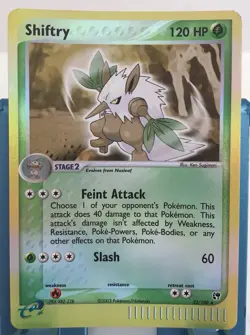 Shiftry 22/100 Reverse Holo Rare EX Sandstorm Pokemon Card NM Near Mint - Image 1