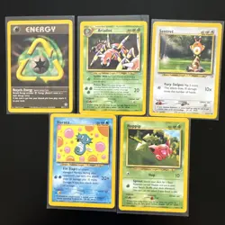 Pokemon Neo Genesis Vintage WOTC Cards Bundle - Image 1