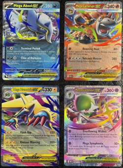 POKEMON MEGA CARDS ABSOL EX-CAMERUPT EX-MANECTRIC EX-GARDEVOIR EX (SET OF 4) - Image 1